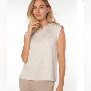 Sleeveless Knit Top - oatmeal